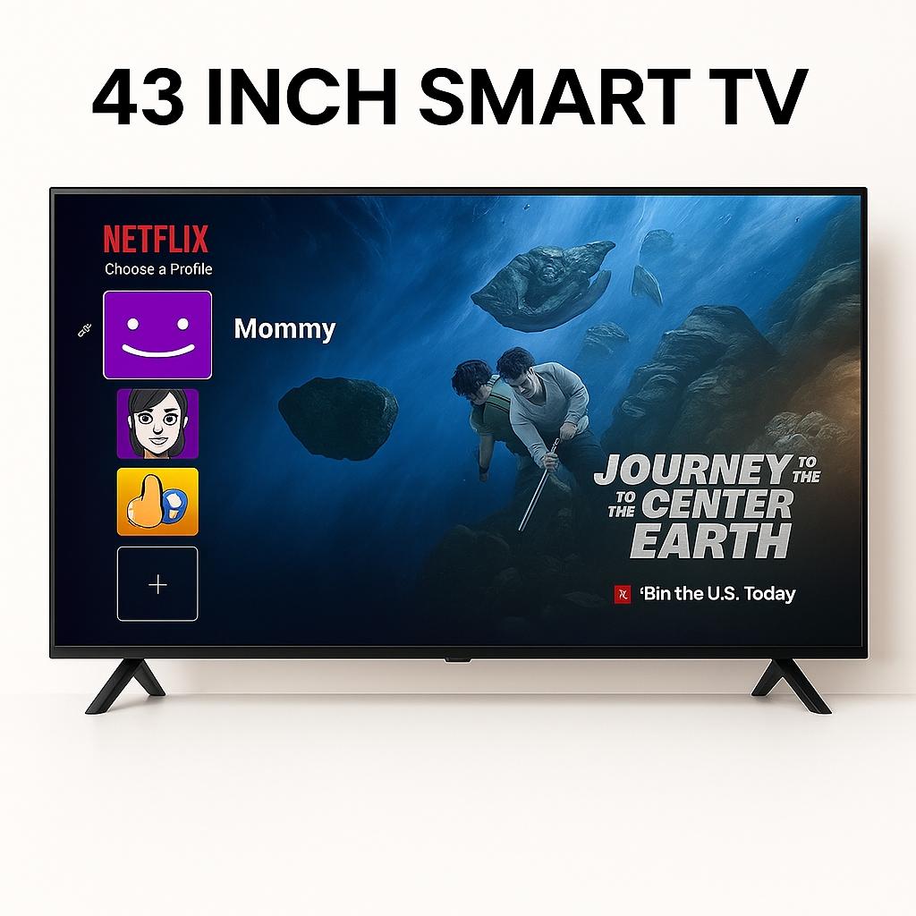 43” Smart TV Rental