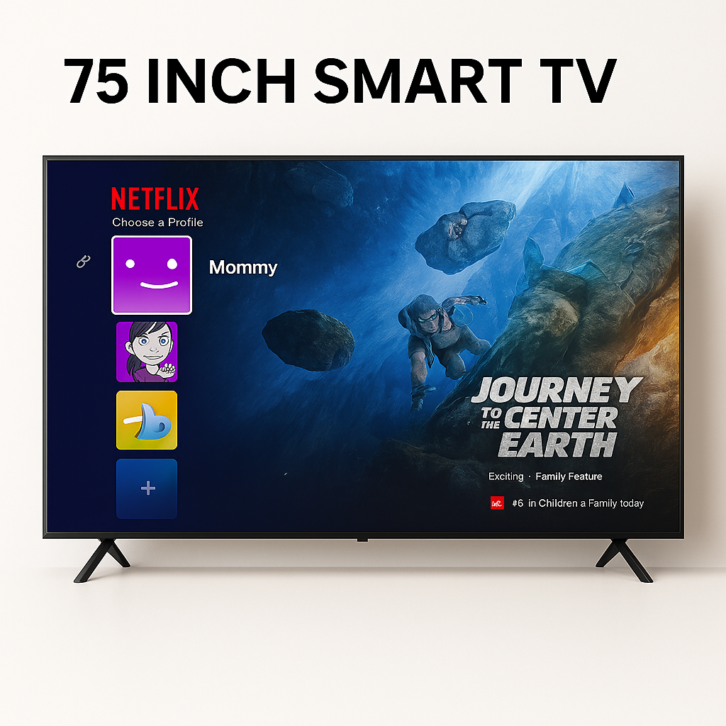 75” Smart TV Rental